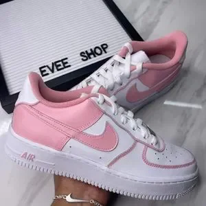 Pink Nike Air Force High Top Custom Sneaker Releases Have A